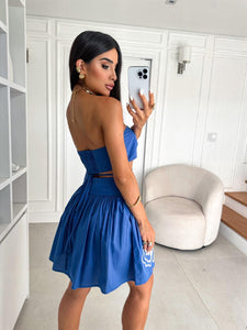 Blue Royal Short Dress