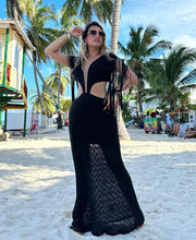 Load image into Gallery viewer, Crochet Resort Dress