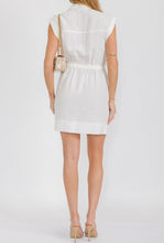 Load image into Gallery viewer, White Button Dress