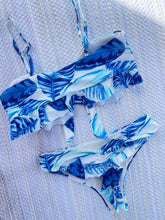Load image into Gallery viewer, Floral Blue Bikini