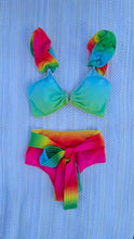 Load image into Gallery viewer, Acqua Colors High Waisted Bikini