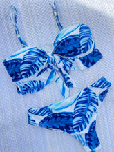 Load image into Gallery viewer, Floral Blue Bikini