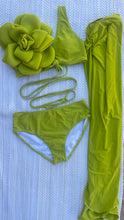 Load image into Gallery viewer, Big Flower Bikini 3 Pieces