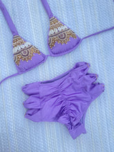 Load image into Gallery viewer, Lila High Waisted Bikini Bordado