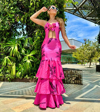 Load image into Gallery viewer, Spain Pink Seda Mango Dress