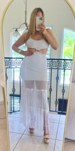 Load image into Gallery viewer, Crochet White Resort Dress
