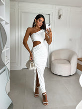 Load image into Gallery viewer, White Mar Blue Dress