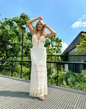 Load image into Gallery viewer, Crochet Maxi Dress