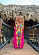 Load image into Gallery viewer, Agua Pink Maxi Dress