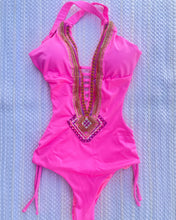 Load image into Gallery viewer, Pink Swimsuit Bordado