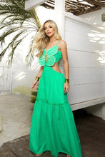 Load image into Gallery viewer, Mariposa Green Maxi Dress