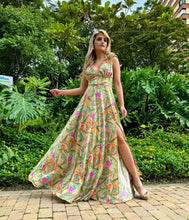 Load image into Gallery viewer, Maxxi Blue Floral Dress