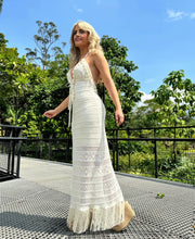Load image into Gallery viewer, Crochet Maxi Dress