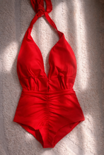 Load image into Gallery viewer, Costa Red One Piece Swimsuit