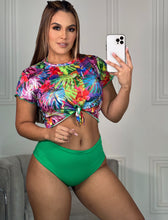 Load image into Gallery viewer, Bahia Green 4 Pieces Bikini