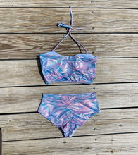 Load image into Gallery viewer, Mermaid Purple High Waisted Bikini