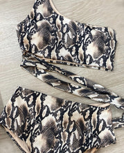 Load image into Gallery viewer, Tummy Control Safari Bikini