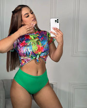 Load image into Gallery viewer, Bahia Green 4 Pieces Bikini