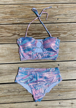 Load image into Gallery viewer, Mermaid Purple High Waisted Bikini