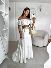 Load image into Gallery viewer, Mar White 2 Pieces Set
