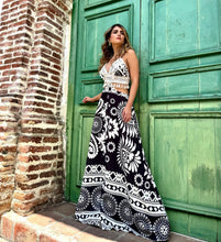 Load image into Gallery viewer, Boho Black Maxi Dress

