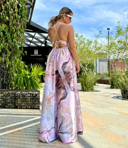 Acqua Pink Maxi Dress