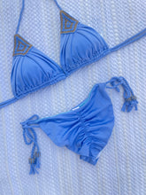 Load image into Gallery viewer, Blue Bikini Bordado
