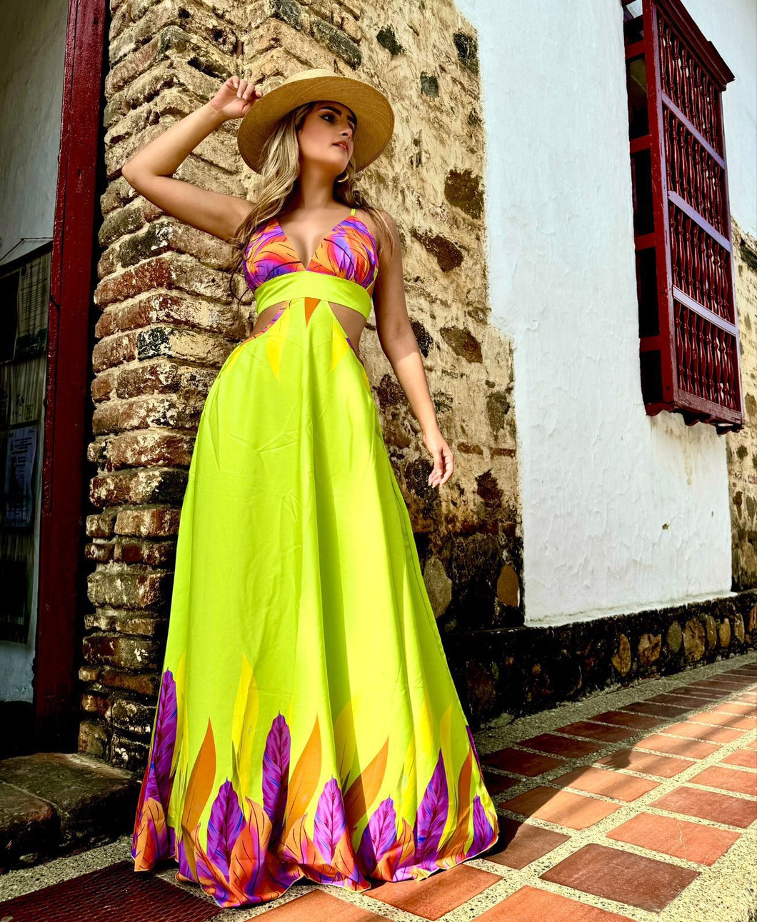 Maxxi Lemon Dress (Sale)