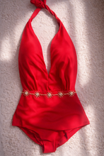 Load image into Gallery viewer, Costa Red One Piece Swimsuit
