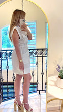 Load image into Gallery viewer, White Button Dress
