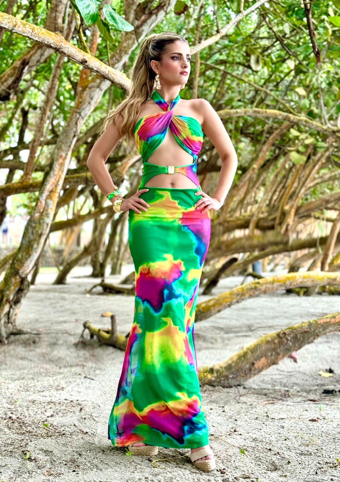aruba maxi dress Aruba Colors Maxi Dress