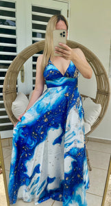 Mar Azul Maxi Dress