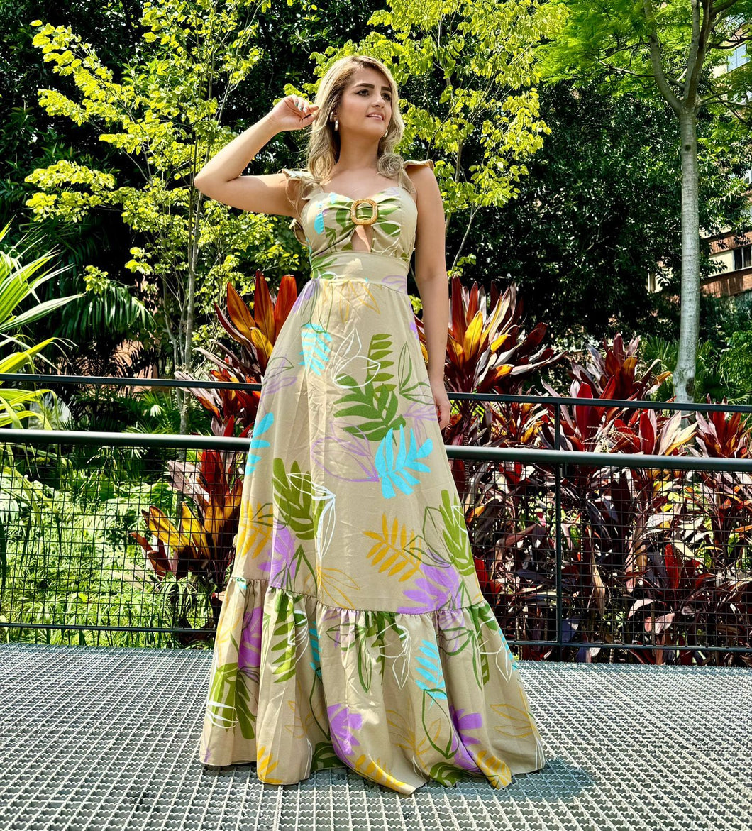 Rivera Maya Green Dress