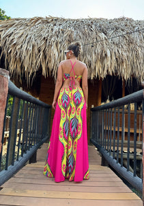 Agua Pink Maxi Dress