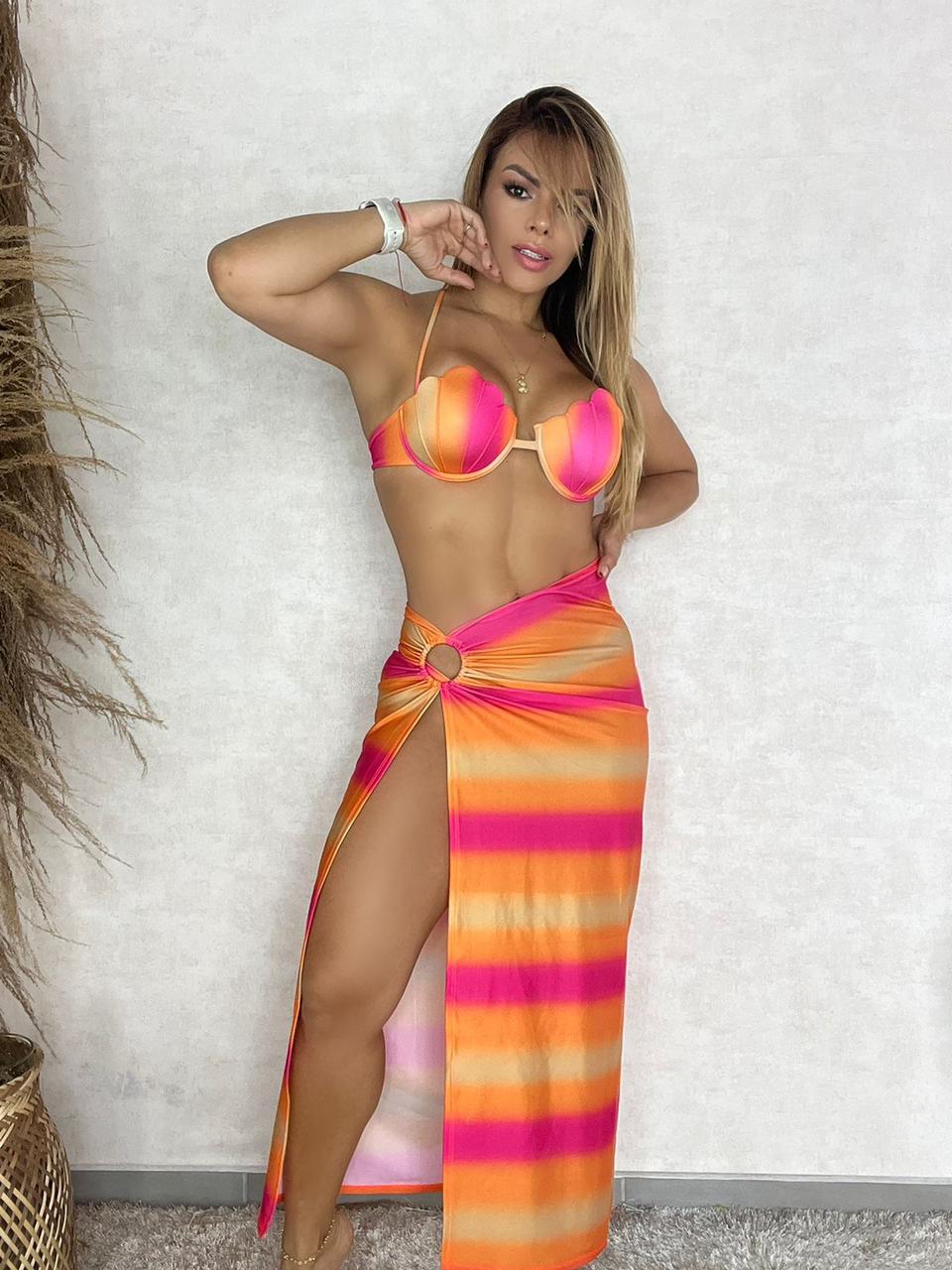 Mermaid Orange 3 Pieces