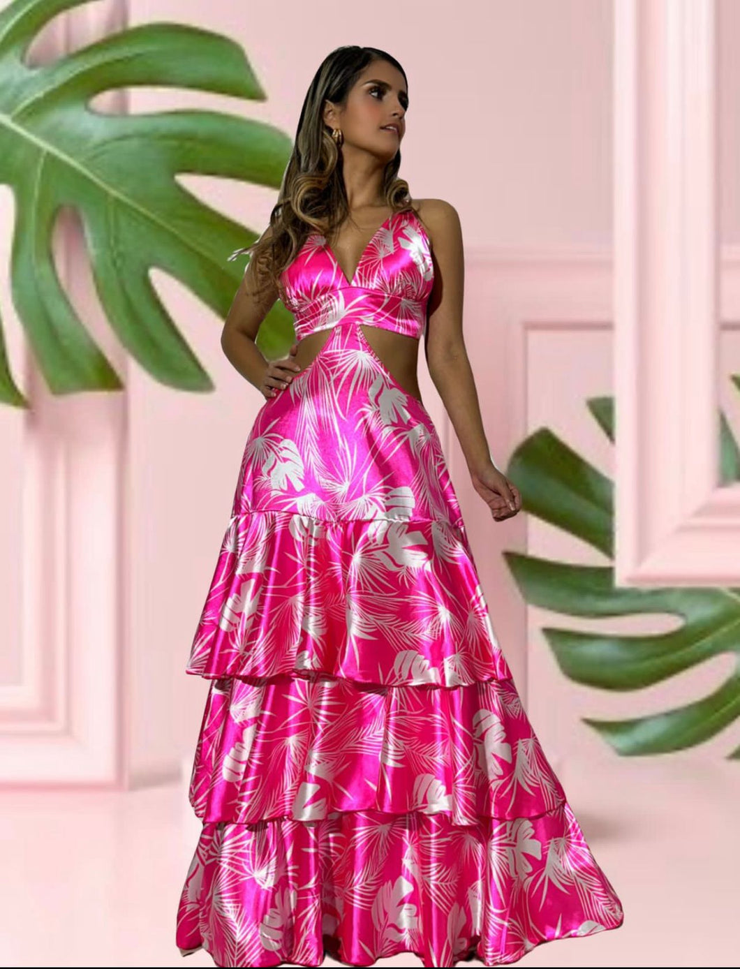 Barbie Satin Maxxi Dress