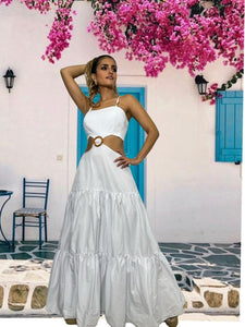 Puerto White Maxi Dress