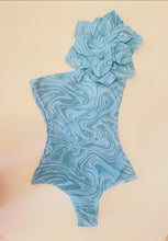 Load image into Gallery viewer, Flower Green Swimsuit
